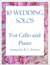 10 Wedding Solos for Cello with Piano Accompaniment P.O.D. cover
